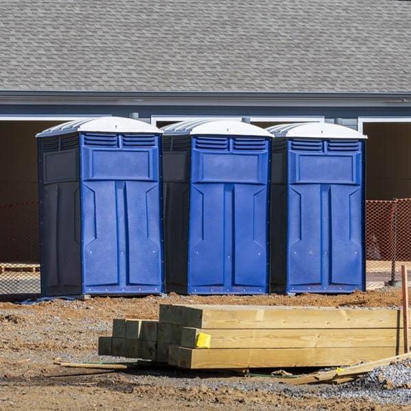 is there a specific order in which to place multiple porta potties in Wayan Idaho